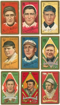 1911 T205 Gold Border Collection (9 Different) Including Hall of Famers 